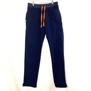 FIGS Scrubs Pants Blue Technical Collection Women's Medium Tall Stretch Comfort